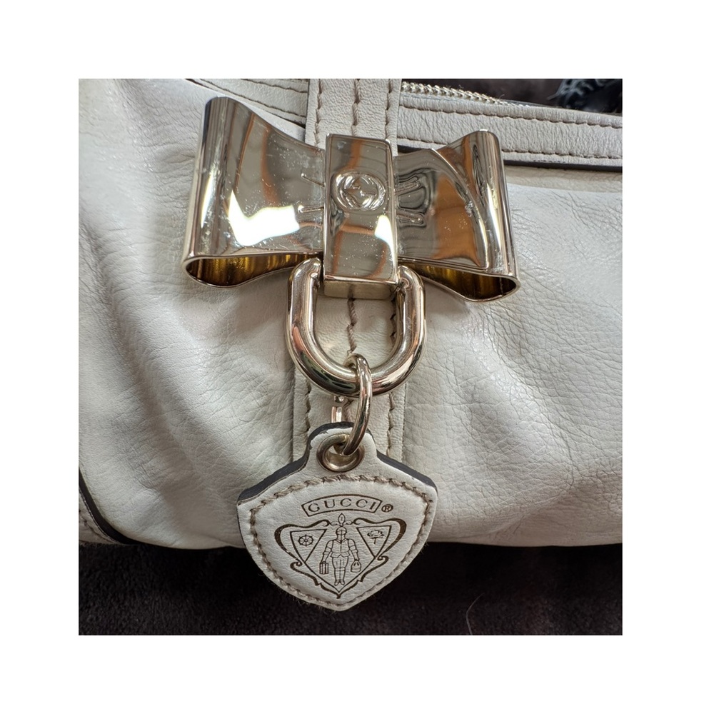 Gucci White Leather Duchessa Bag EUC!! - Picture 4 of 10